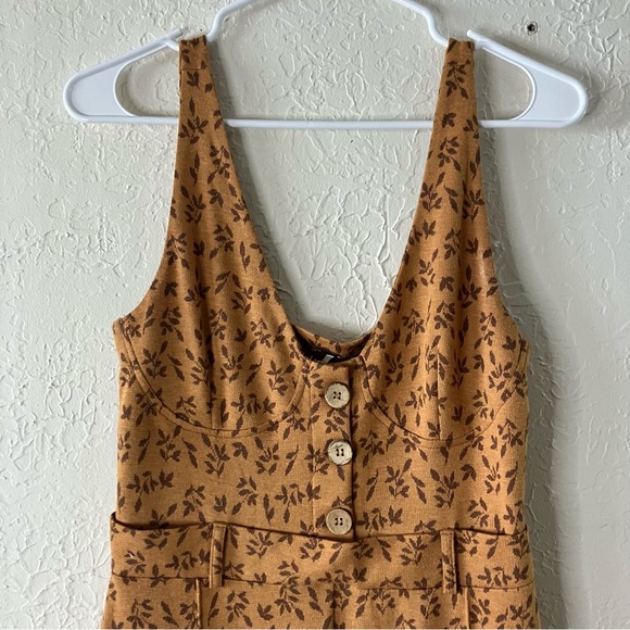 Free People Eyes On You Flare Leg Jumpsuit in Brown - Picture 5 of 15